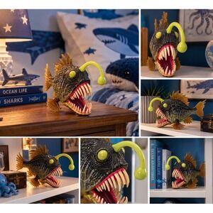 Chap Mei Deep Sea Anglerfish with Chomping Mouth Toy Fish toysR Us(2-b59)
